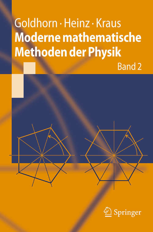 Book cover of Moderne mathematische Methoden der Physik