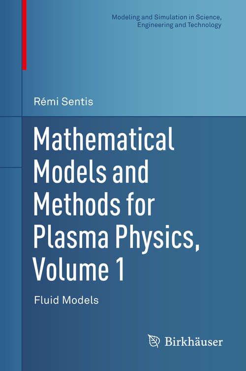 Book cover of Mathematical Models and Methods for Plasma Physics, Volume 1