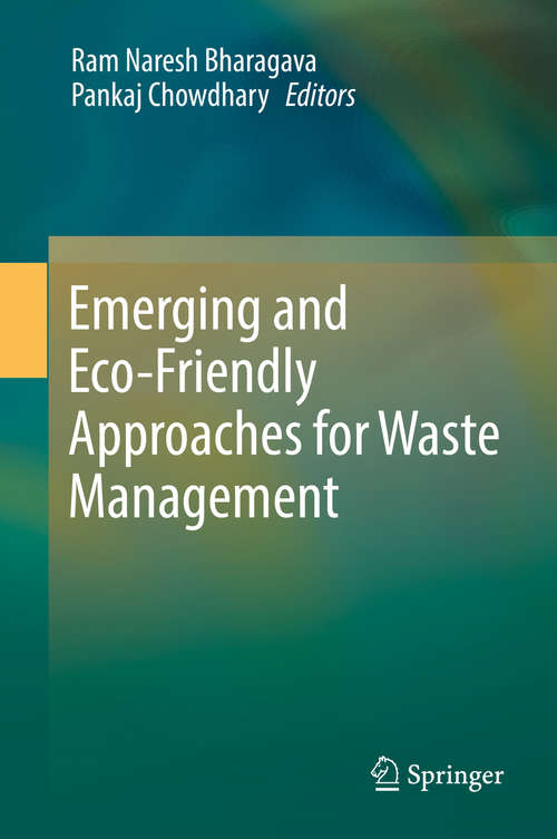 Book cover of Emerging and Eco-Friendly Approaches for Waste Management (1st ed. 2019)