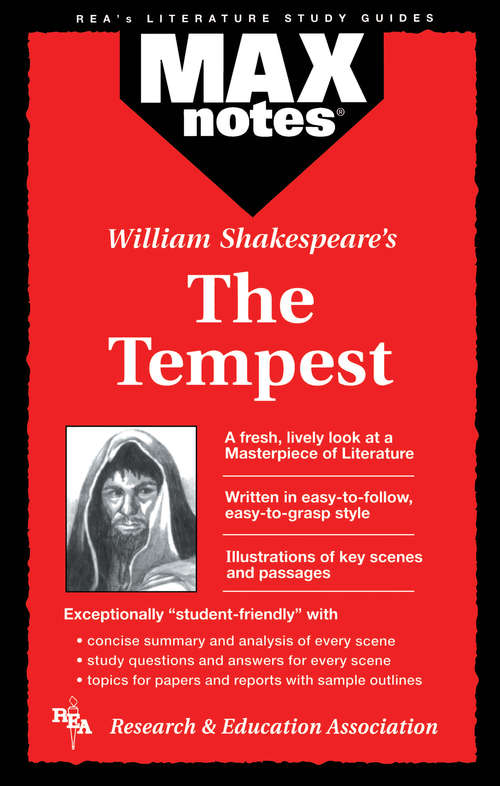 Book cover of Tempest, The  (MAXNotes Literature Guides) (MAXnotes Literature Guides)