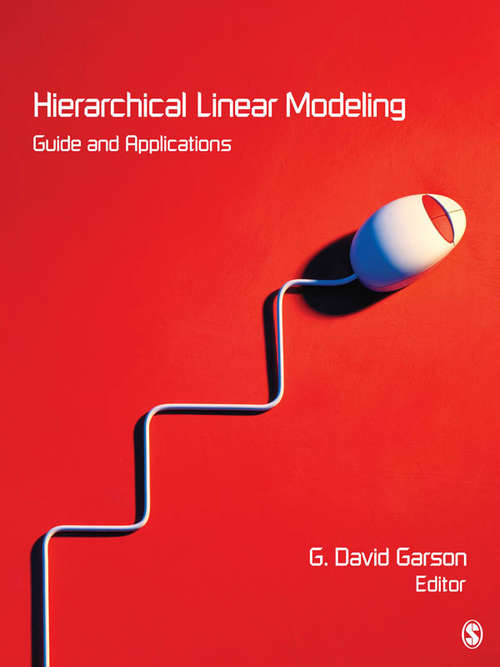 Book cover of Hierarchical Linear Modeling: Guide and Applications