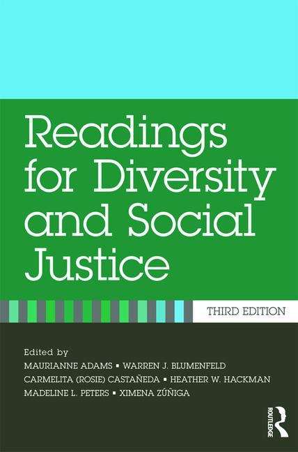 Book cover of Readings for Diversity and Social Justice (Third Edition)