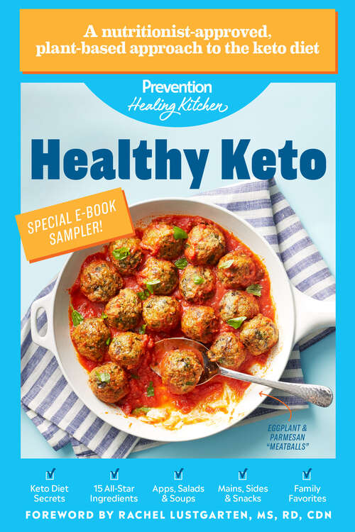 Book cover of Healthy Keto: Prevention Healing Kitchen Free 10-Recipe Sampler