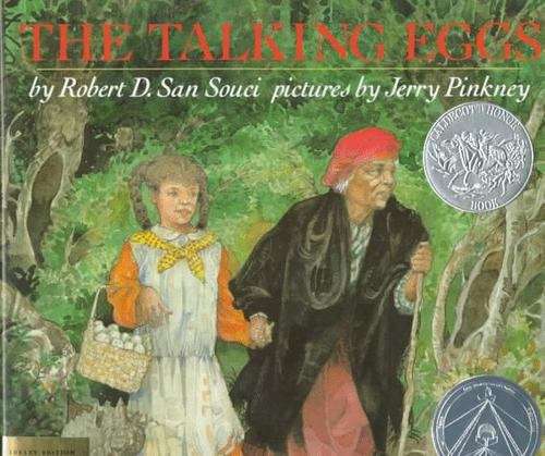 Book cover of The Talking Eggs: A Folktale from the American South