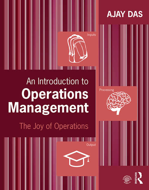 Book cover of An Introduction to Operations Management: The Joy of Operations