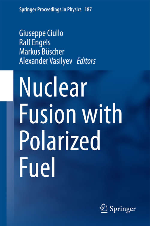 Book cover of Nuclear Fusion with Polarized Fuel