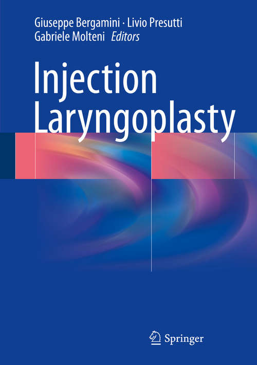 Book cover of Injection Laryngoplasty