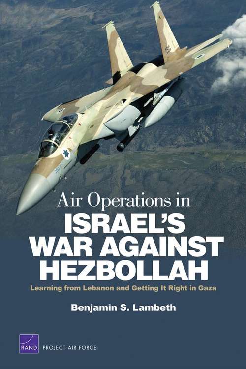 Book cover of Air Operations in Israel's War Against Hezbollah