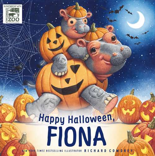 Book cover of Happy Halloween, Fiona (A Fiona the Hippo Book)