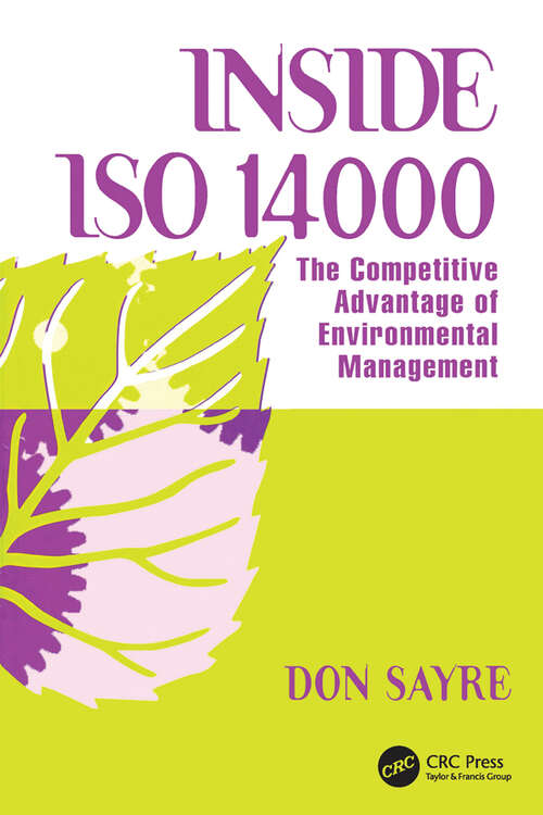 Book cover of INSDE ISO 14000: The Competitive Advantage of Environmental Management