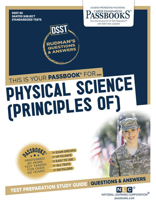 Book cover of PHYSICAL SCIENCE (PRINCIPLES OF): Passbooks Study Guide (DANTES Subject Standardized Tests (DSST): Gre-43)