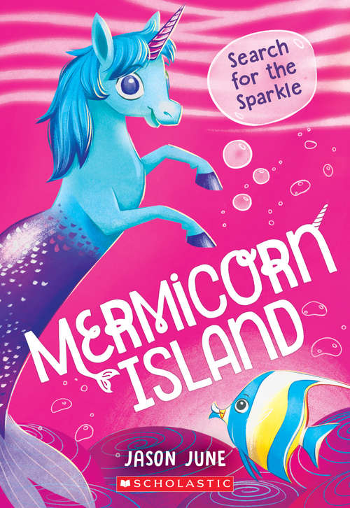 Book cover of Search for the Sparkle (Mermicorn Island #1)