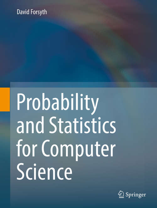 Book cover of Probability and Statistics for Computer Science