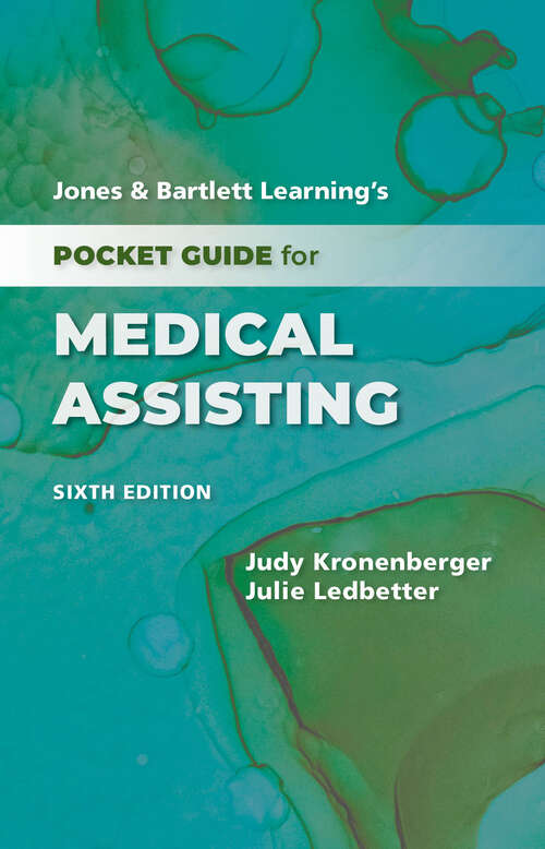 Book cover of Jones & Bartlett Learning's Pocket Guide for Medical Assisting