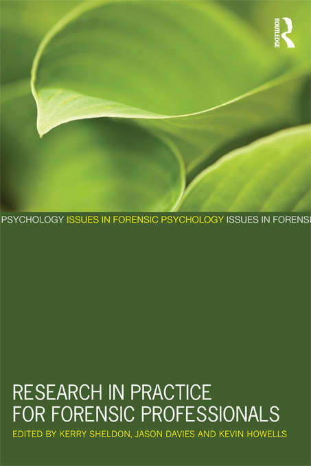 Book cover of Research in Practice for Forensic Professionals