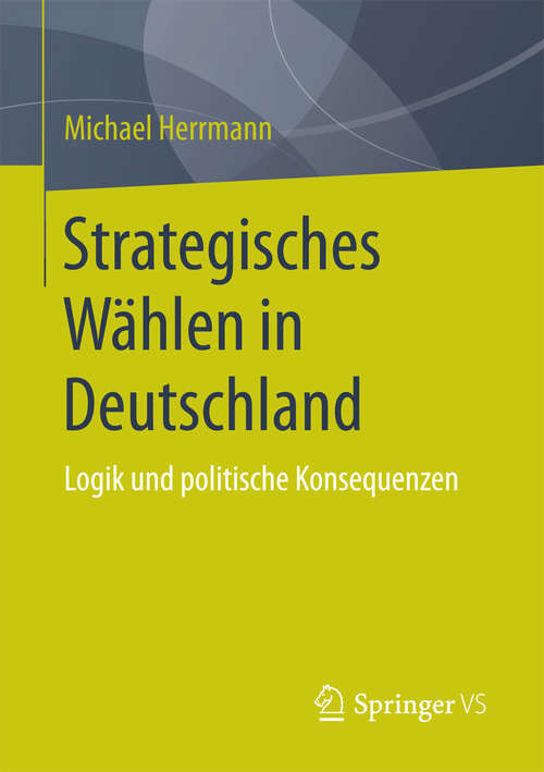 Book cover of Strategisches Wählen in Deutschland