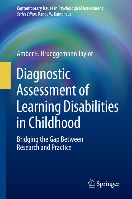 Book cover of Diagnostic Assessment of Learning Disabilities in Childhood