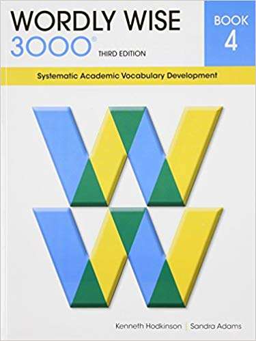 Book cover of Wordly Wise 3000, Book 4 [Workbook]