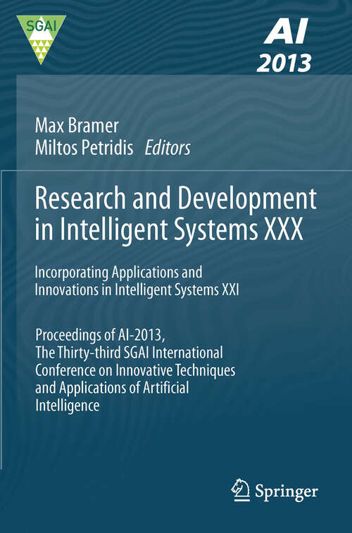 Book cover of Research and Development in Intelligent Systems XXXII