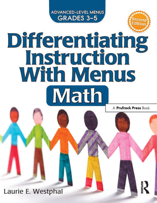 Book cover of Differentiating Instruction With Menus: Math (Grades 3-5)