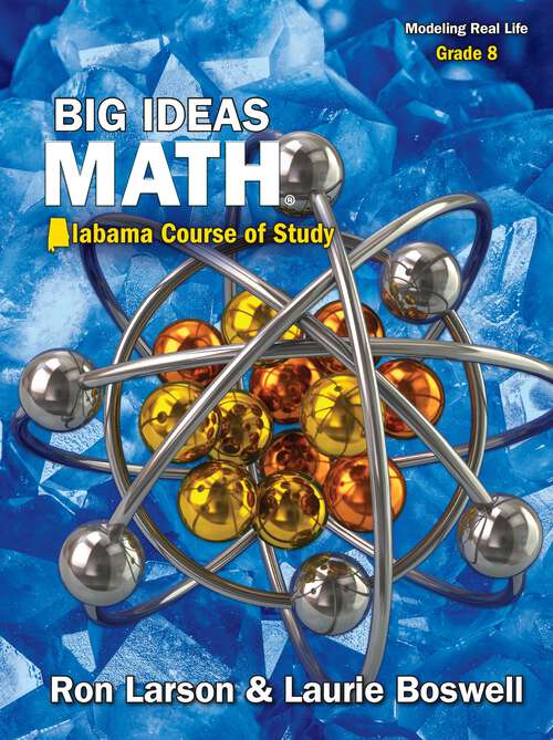 Book cover of Big Ideas Math Alabama 2022 Grade 8