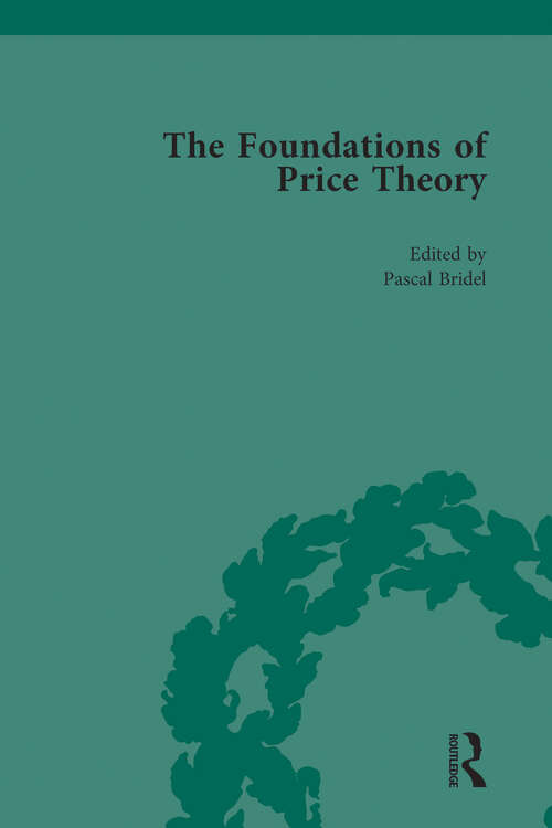 Book cover of The Foundations of Price Theory Vol 3