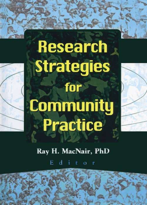 Book cover of Research Strategies for Community Practice