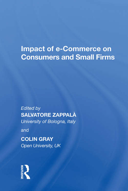 Book cover of Impact of e-Commerce on Consumers and Small Firms