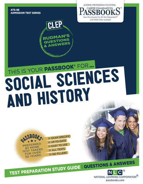 Book cover of SOCIAL SCIENCES AND HISTORY: Passbooks Study Guide (Admission Test Series)
