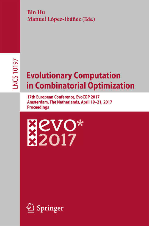 Book cover of Evolutionary Computation in Combinatorial Optimization