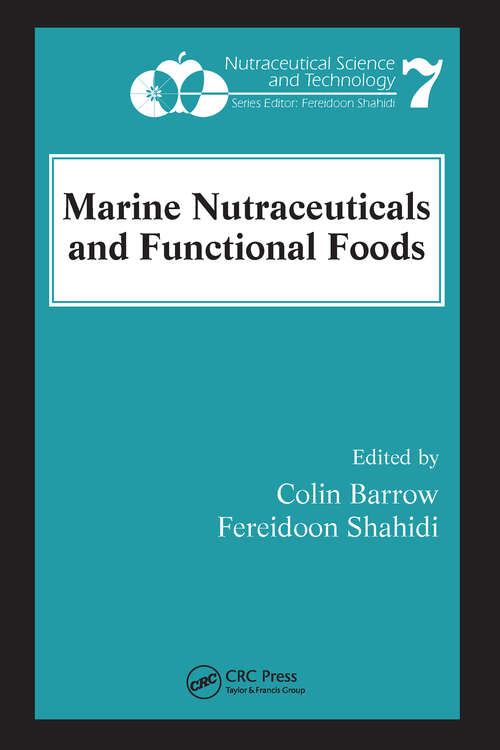 Book cover of Marine Nutraceuticals and Functional Foods (Nutraceutical Science and Technology)