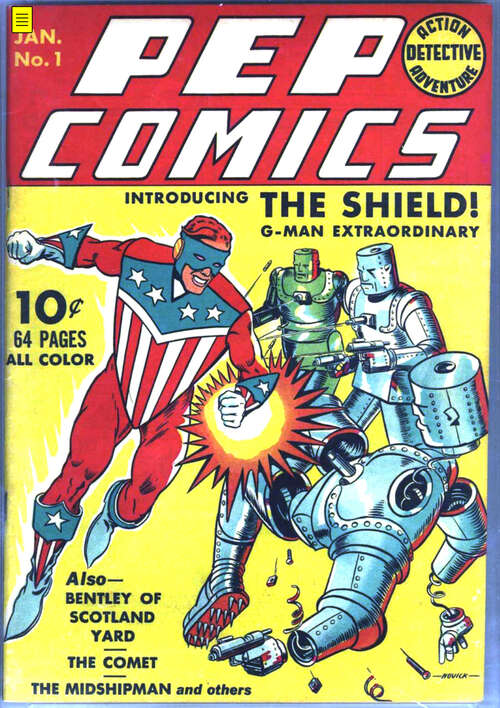 Book cover of PEP Comic #1 (PEP Comics #1)