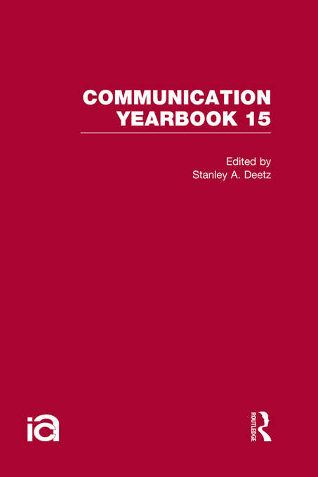 Book cover of Communication Yearbook 15