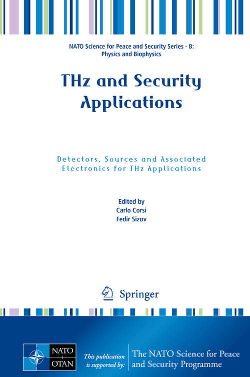 Book cover of THz and Security Applications