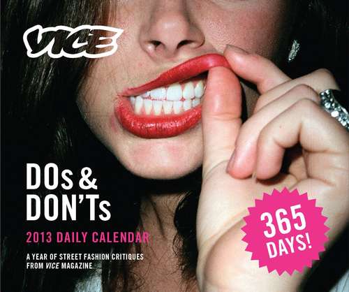 Book cover of 2013 Daily Calendar: VICE Dos & Don'ts