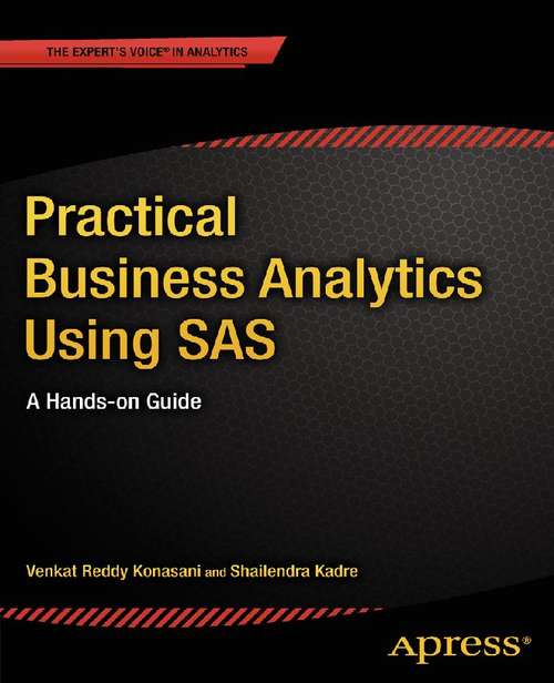 Book cover of Practical Business Analytics Using SAS