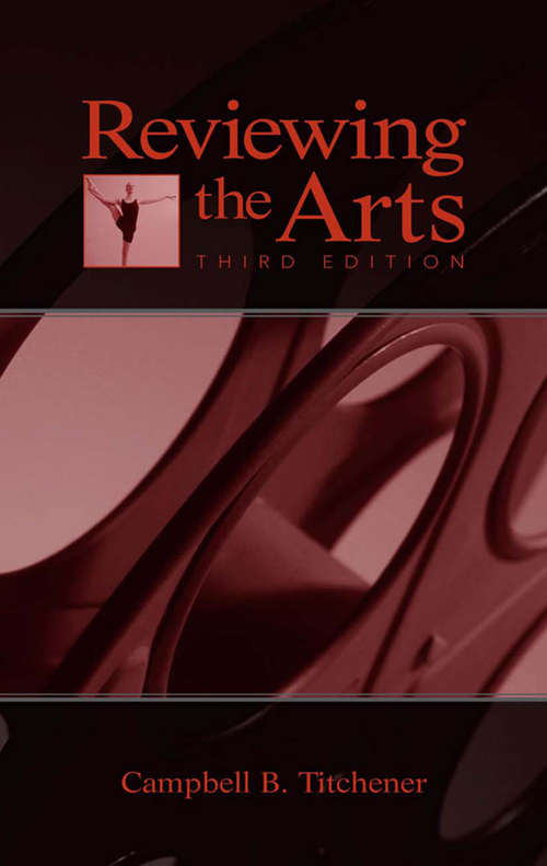 Book cover of Reviewing the Arts (3)