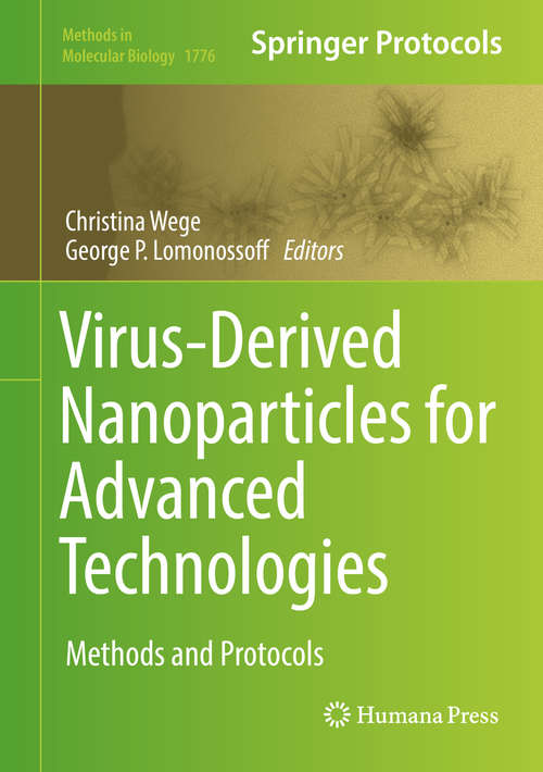 Book cover of Virus-Derived Nanoparticles for Advanced Technologies: Methods and Protocols (Methods in Molecular Biology #1776)