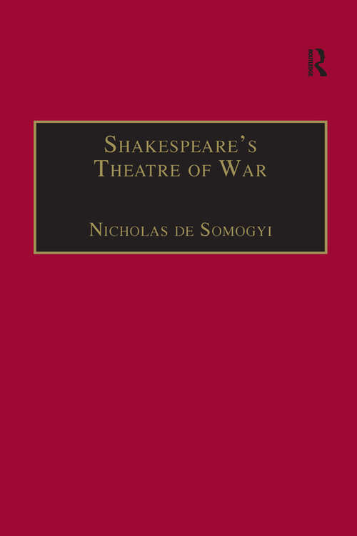 Book cover of Shakespeare’s Theatre of War