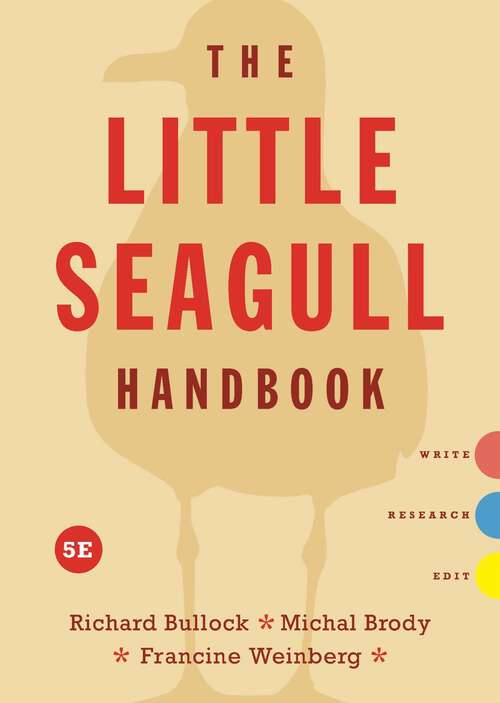 Book cover of The Little Seagull Handbook (Fifth Edition) (Fifth Edition)