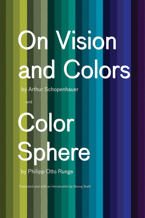 Book cover of On Vision and Colors; Color Sphere: On Vision And Colors; Color Sphere