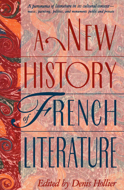 Book cover of A New History of French Literature