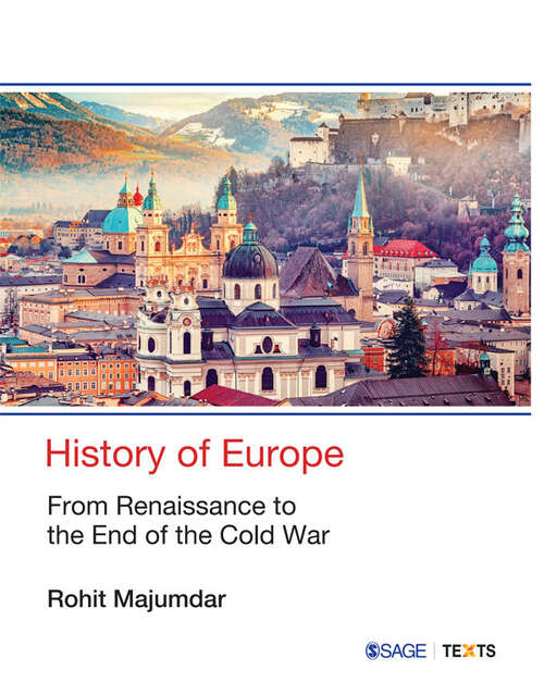 Book cover of History of Europe: From Renaissance to the End of the Cold War