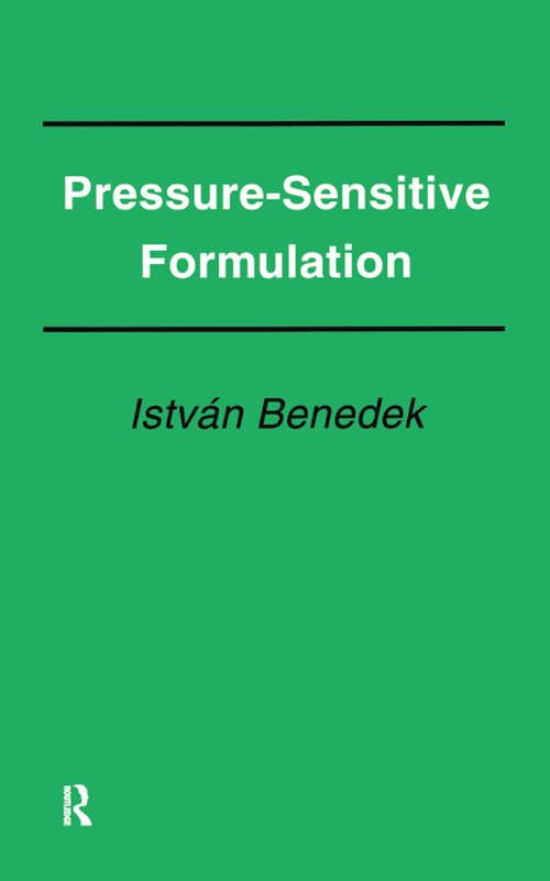 Book cover of Pressure-Sensitive Formulation