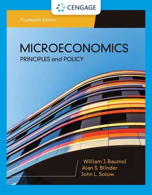 Book cover of Microeconomics: Principles and Policy (Fourteenth Edition) (MindTap Course List)