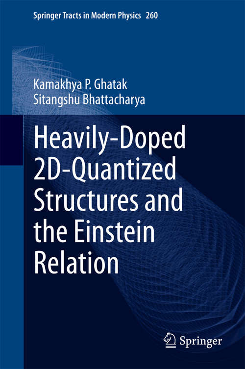 Book cover of Heavily-Doped 2D-Quantized Structures and the Einstein Relation