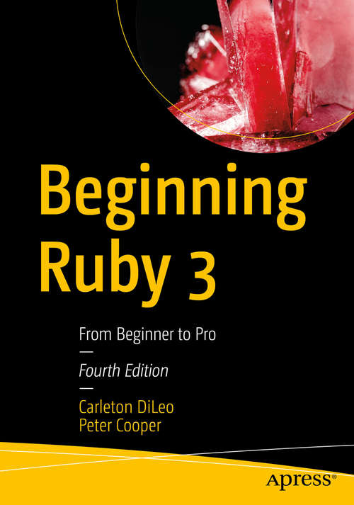 Book cover of Beginning Ruby 3: From Beginner to Pro (4th ed.)