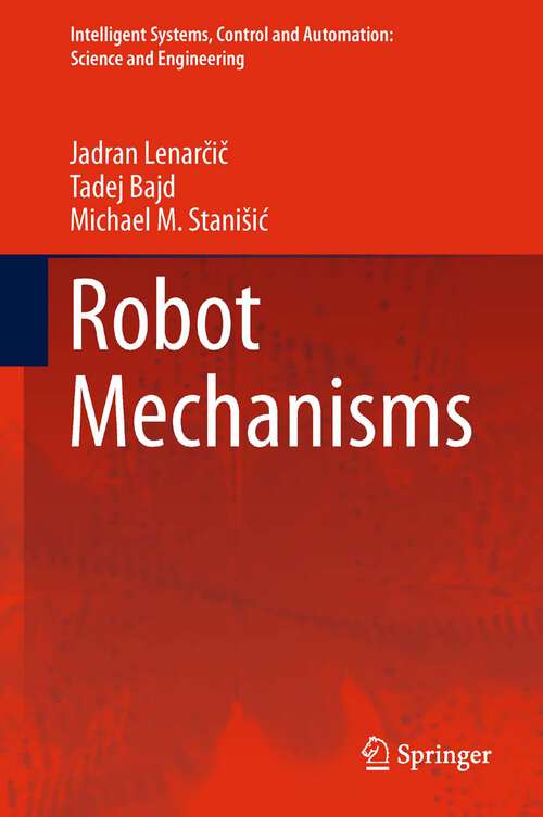 Book cover of Robot Mechanisms