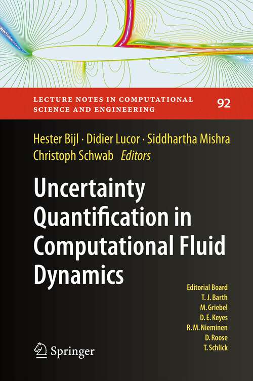 Book cover of Uncertainty Quantification in Computational Fluid Dynamics