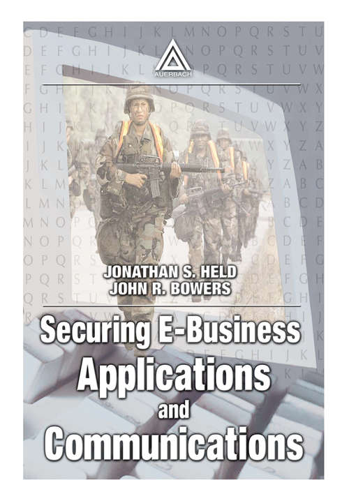 Book cover of Securing E-Business Applications and Communications